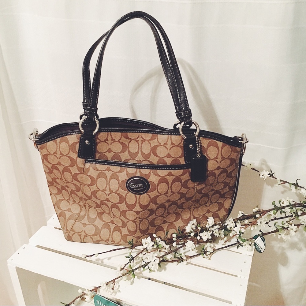 Coach Monogram Tote